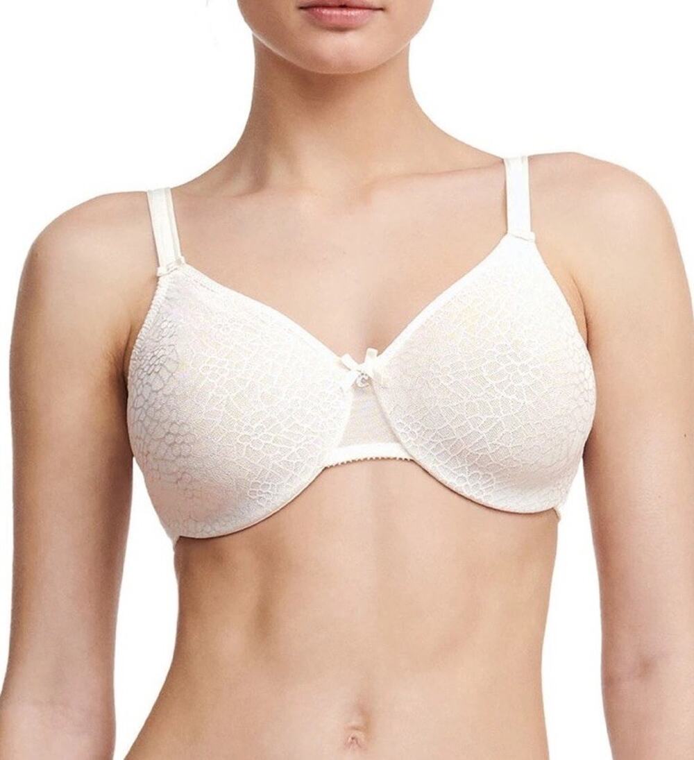 Chantelle Bra 38D Minimizer Bra C18910 Magnifique Seamless Soft Cup Ivory NWT